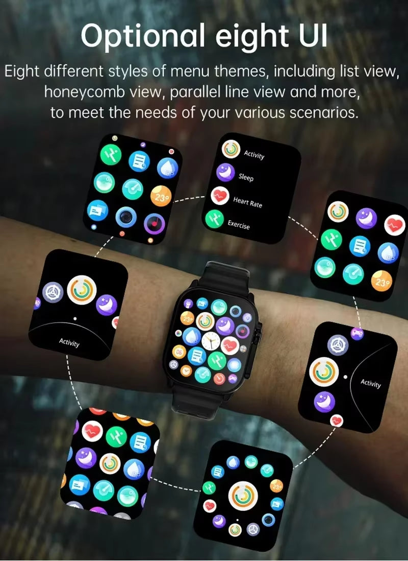 Discover the X10 Ultra Smartwatch: Your Ultimate Fitness Companion with Heart Rate Monitor and Message Alerts for iOS and Android