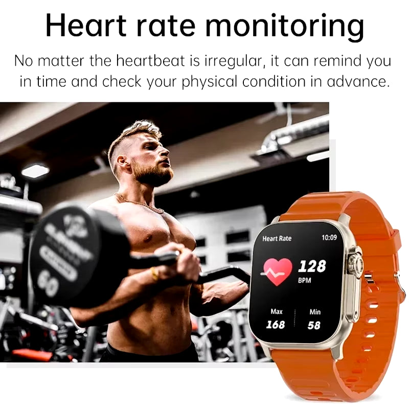 Discover the X10 Ultra Smartwatch: Your Ultimate Fitness Companion with Heart Rate Monitor and Message Alerts for iOS and Android
